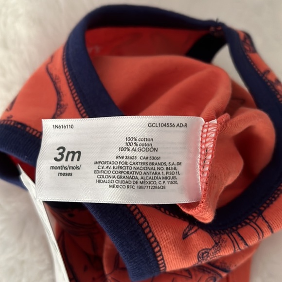 CARTER’S Baby Boy Sleeveless Romper 3m - Picture 5 of 10